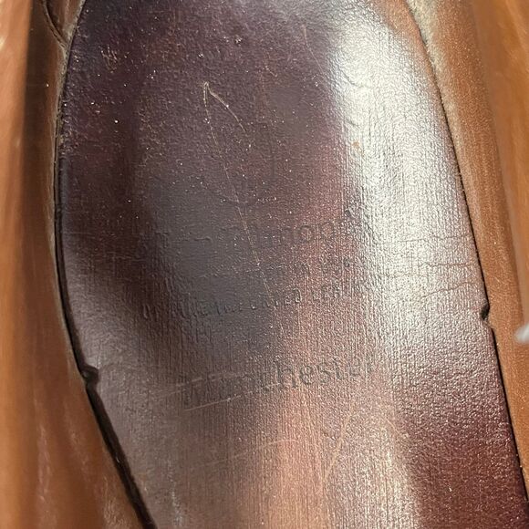 Allen Edmonds Manchester Tassel Loafers Dress Shies Oxford Black Leather Sz 10 D main image 6
